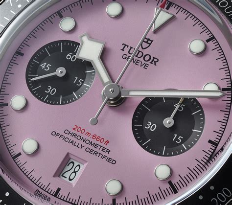 tudor gold chrono|tudor chrono pink dial.